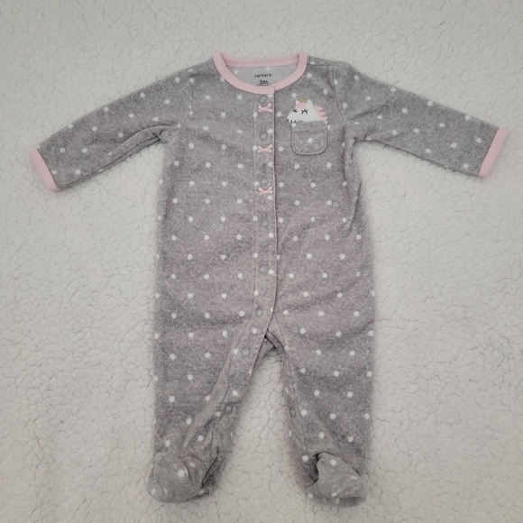 Carter's & Old Navy baby girl rompers. - Picture 2 of 7